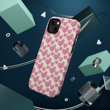 Heartfelt Pattern MagSafe iPhone Case