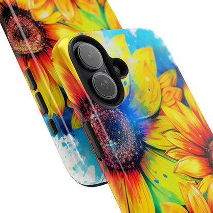 Vibrant Sunflower Splash - iPhone Series Case