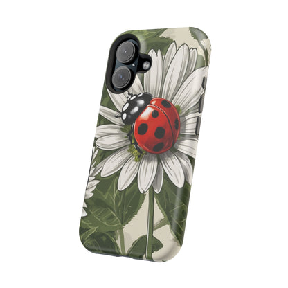 Ladybug & Daisy Garden Charm - MagSafe iPhone Case