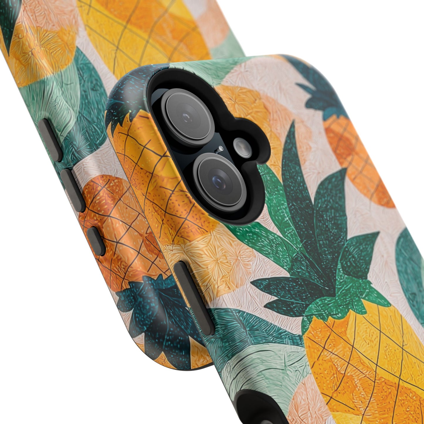 Tropical Pineapple MagSafe iPhone Case – Vibrant Fruit Design, Tough Dual-Layer Protection