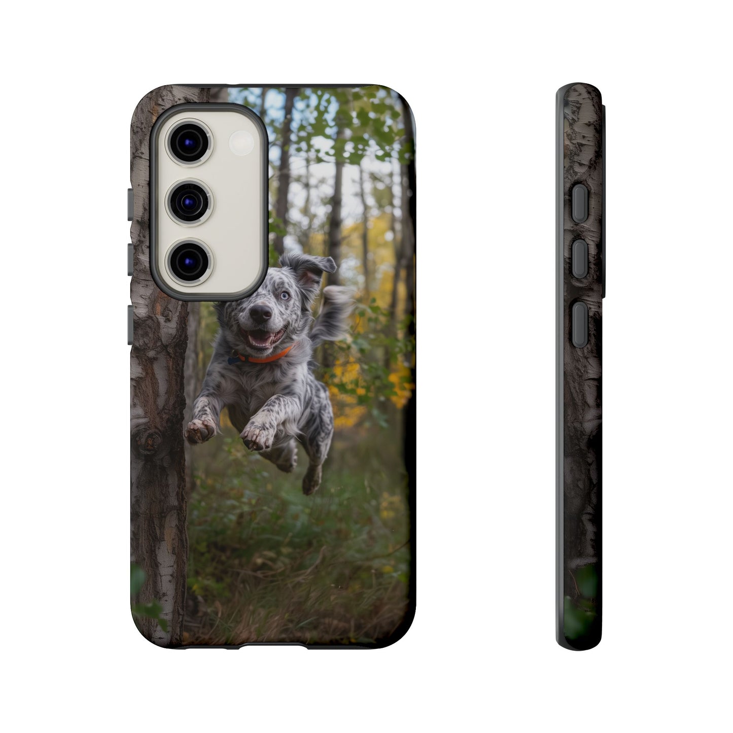 Happy Forest Dog iPhone Case – Nature-Inspired Protective Cover