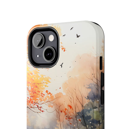 Autumn River Serenity – iPhone Case