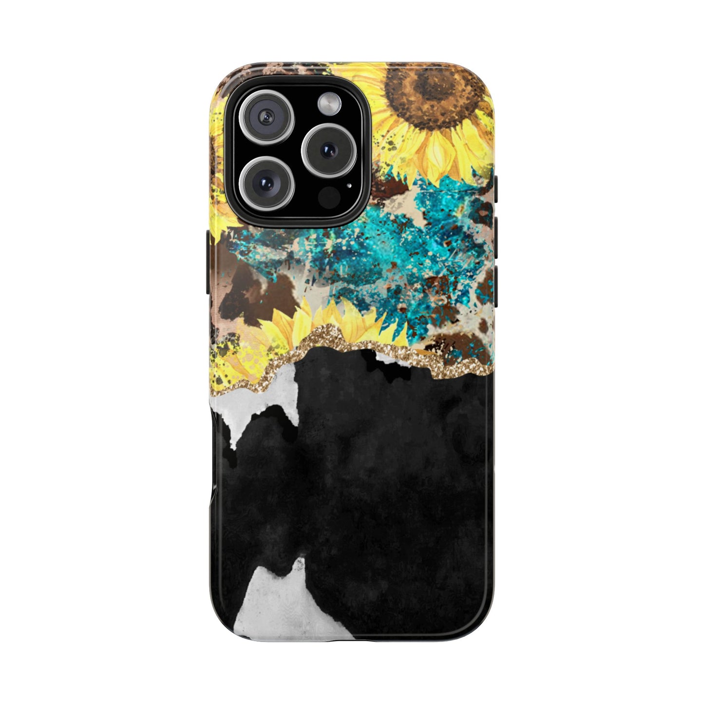 Rustic Sunflower Leopard Glam - iPhone Series Case