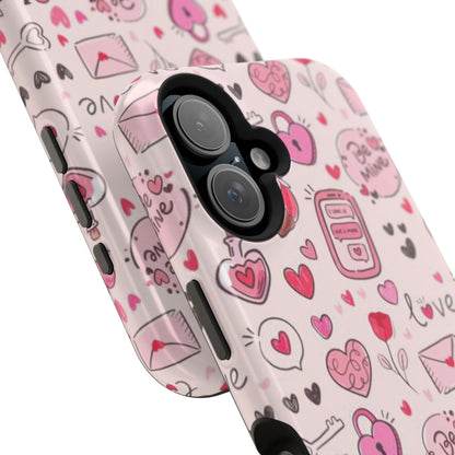 MagSafe Case: Playful Valentine's Day Icons Case