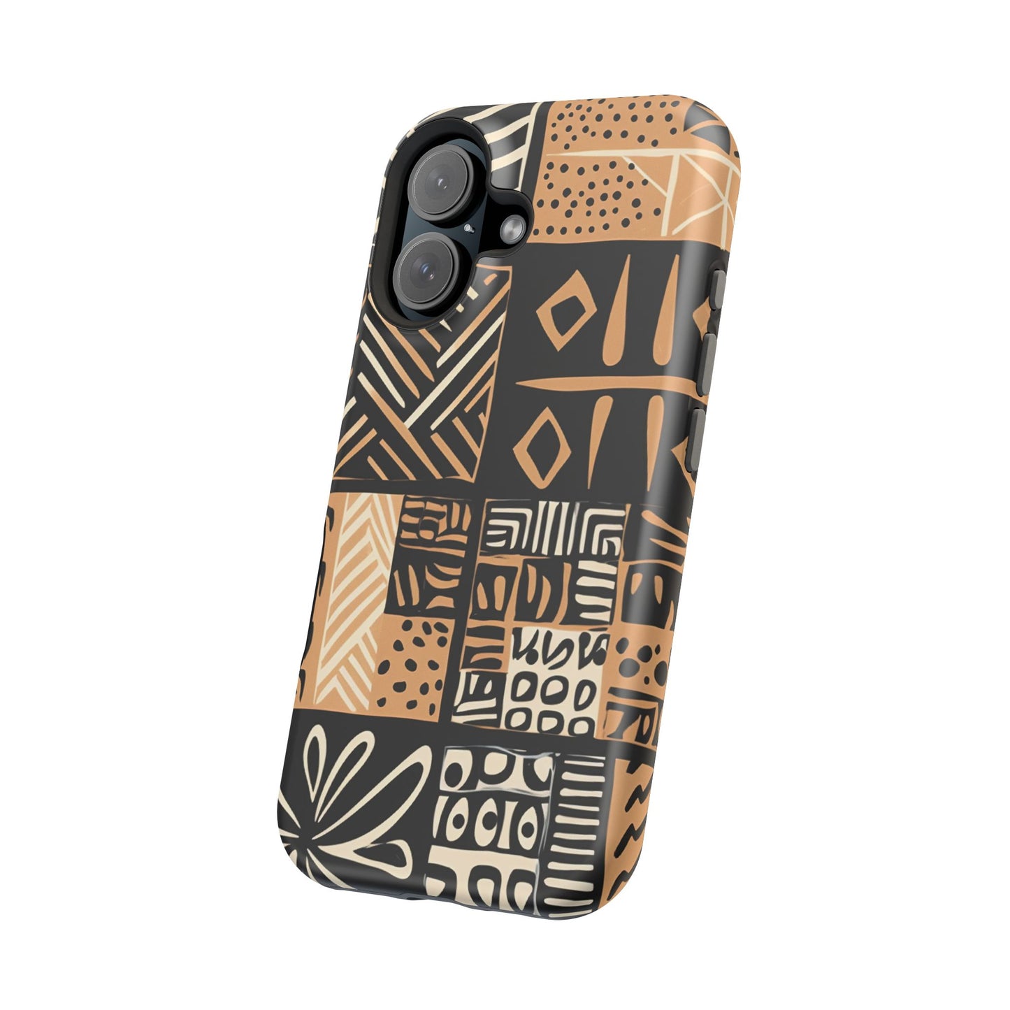 Tribal Geo-Pattern MagSafe Case – Bold Ethnic Design