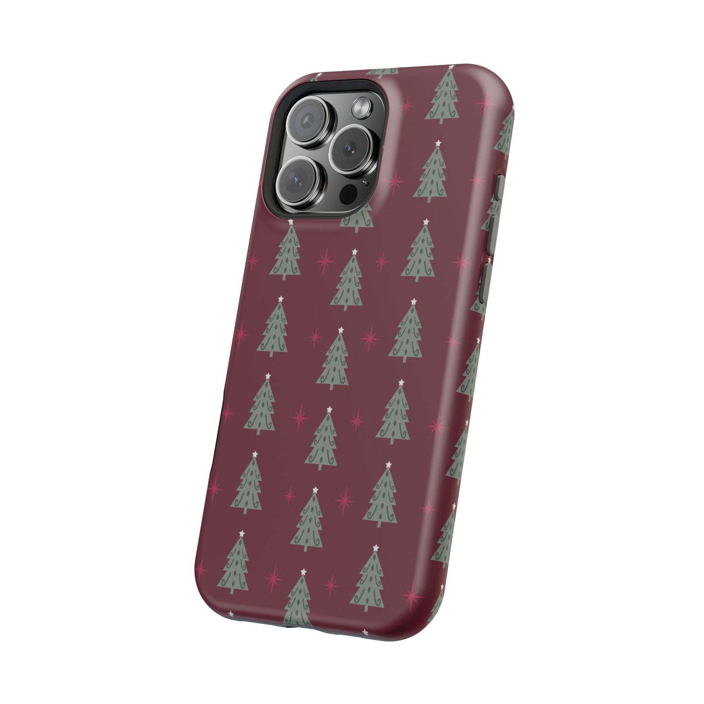 Retro Christmas Tree Pattern – MagSafe iPhone Series Case