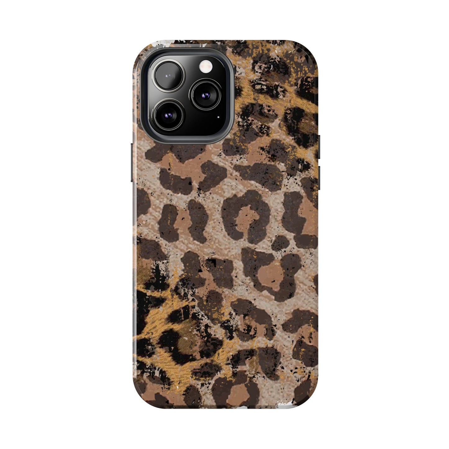 Vintage Distressed Leopard Print - iPhone Series Case