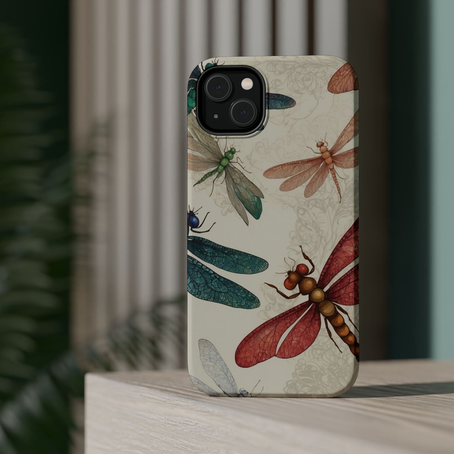 Vintage Dragonfly Garden – MagSafe iPhone Series Case