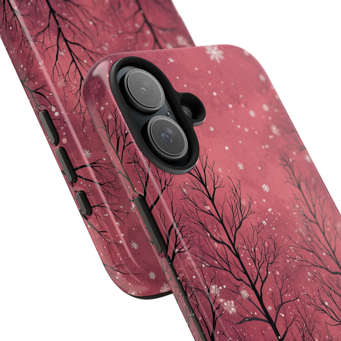 Pink Winter Twilight Forest - iPhone Series Case - BOGO Cases