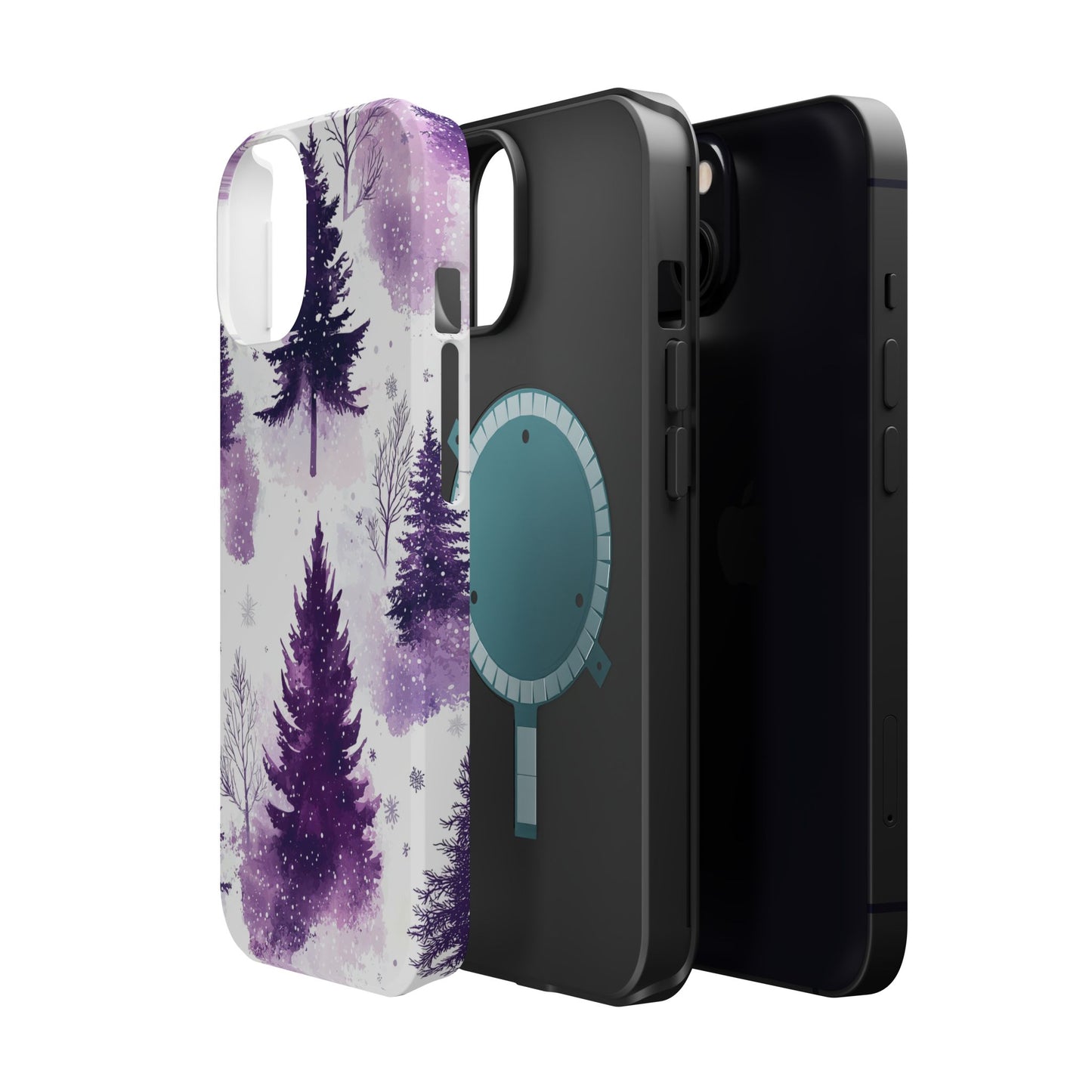 Purple Snowy Forest - MagSafe iPhone Series Case