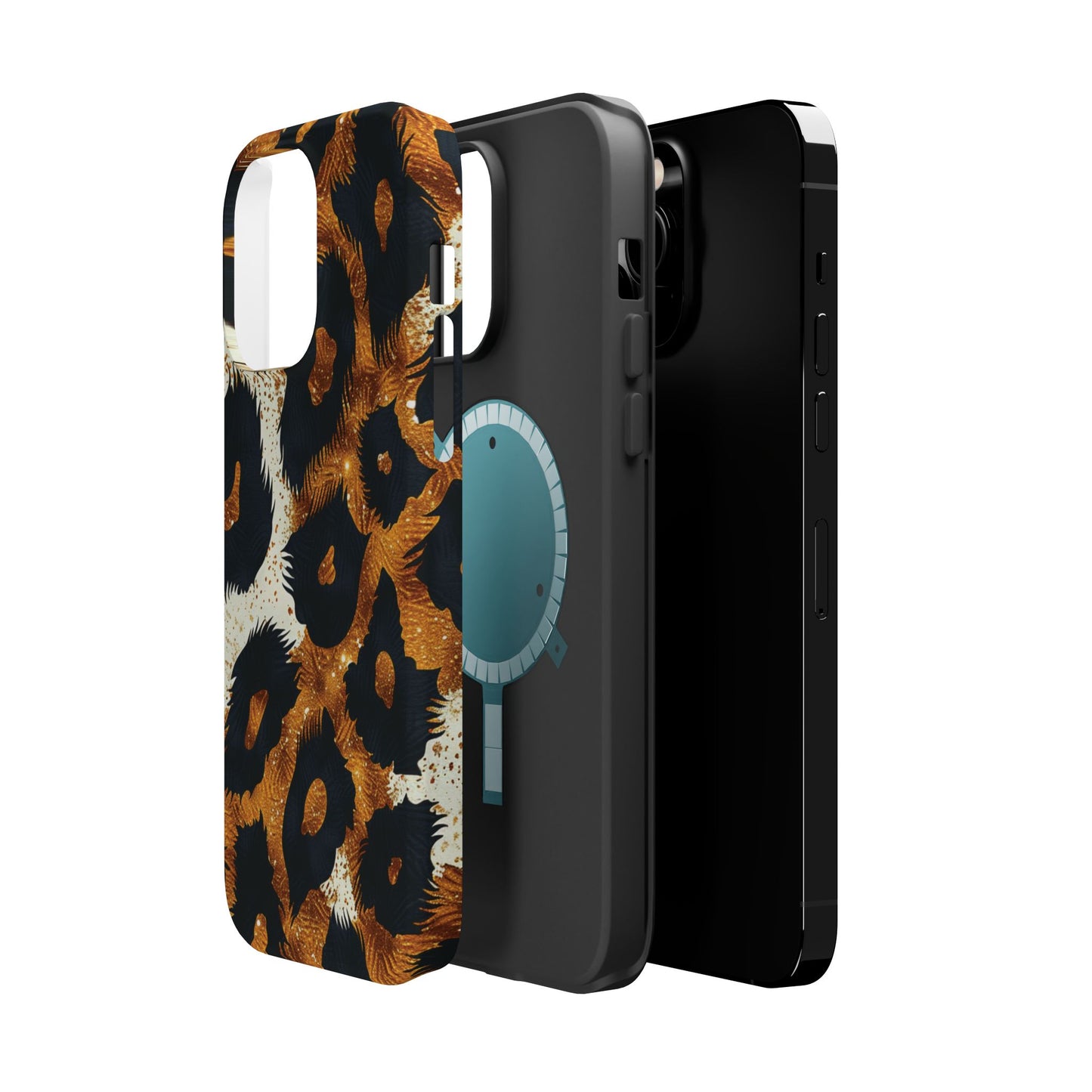 Safari Noir Gold Leopard iPhone Case