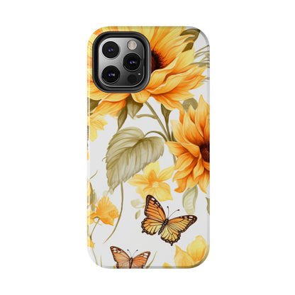 Sunflower & Butterfly Bliss - iPhone Series Case