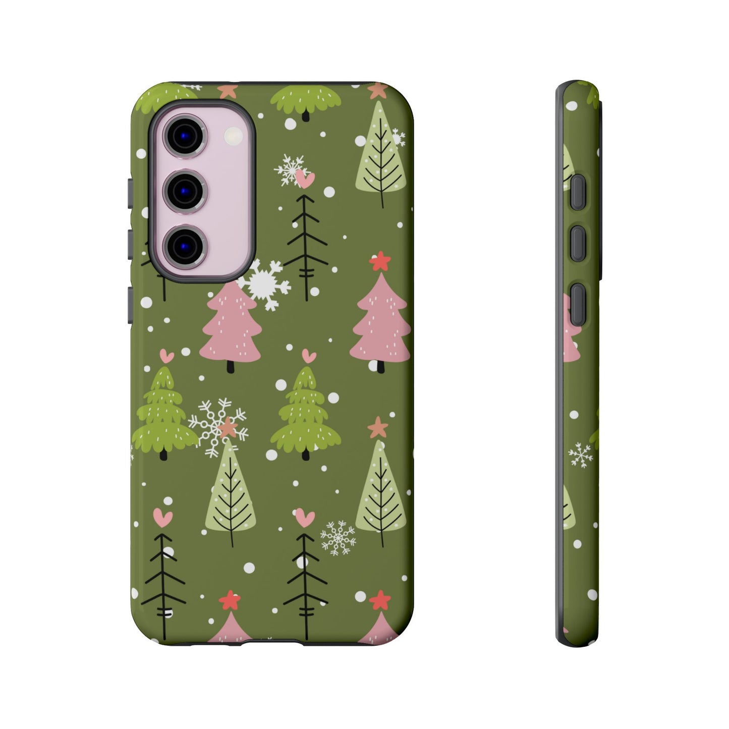 Whimsical Christmas Tree Pattern – Samsung Galaxy Series Case