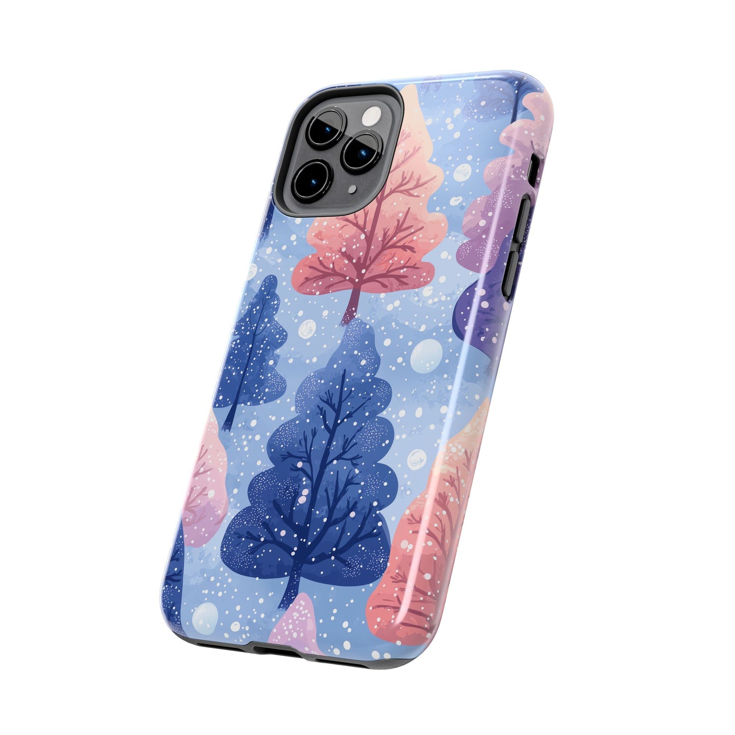 Pink & Purple Winter Wonderland - iPhone Series Case