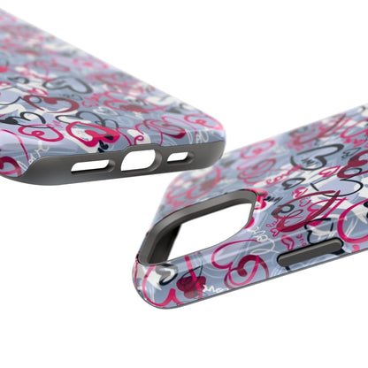 Graffiti Love Hearts MagSafe Case