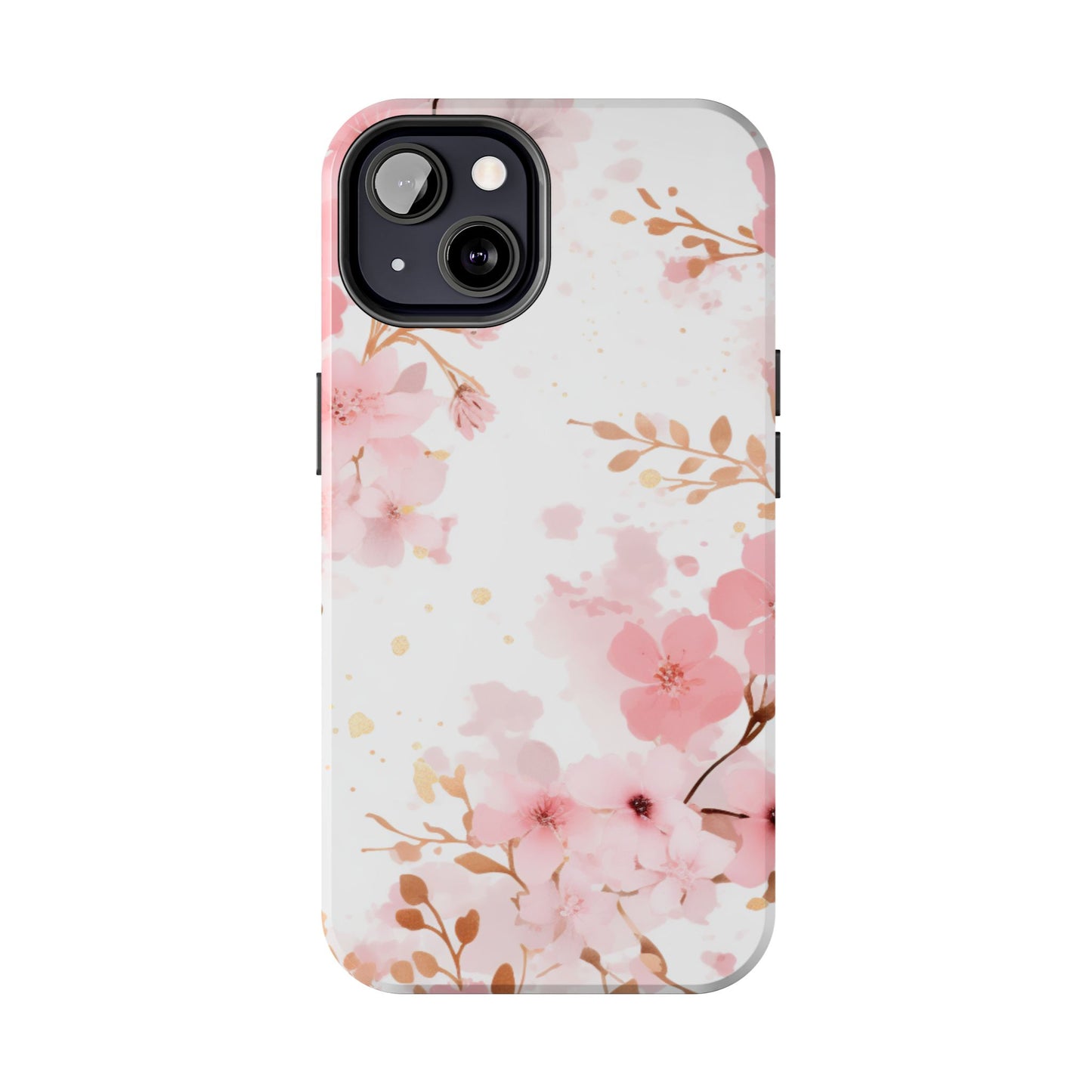 Soft Pink Cherry Blossom iPhone Case – Elegant Floral Design