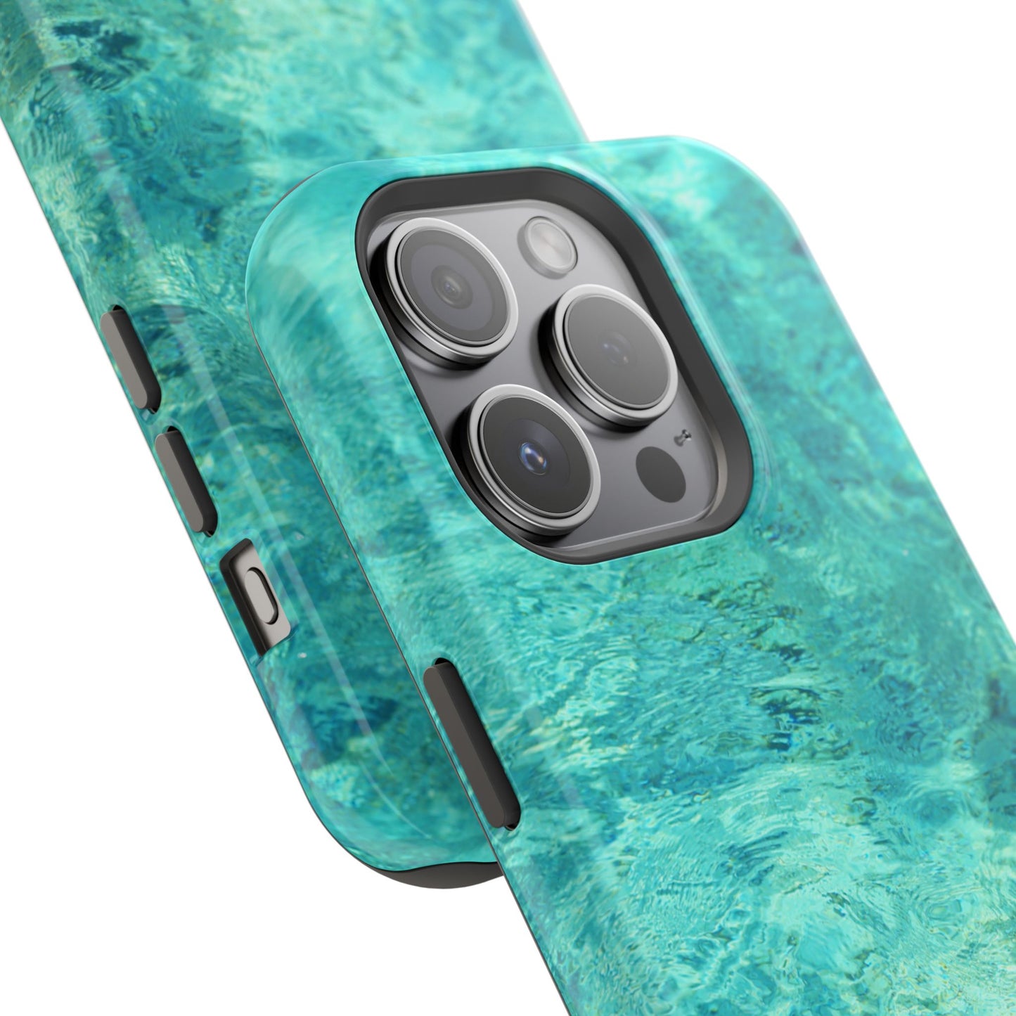 Aqua Blue Water MagSafe Case – Tranquil Summer Design with Magnetic Charging