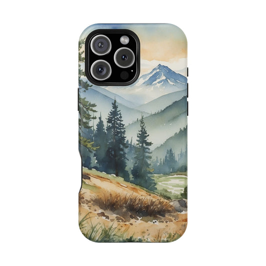 Tranquil Mountain Escape - MagSafe iPhone Case