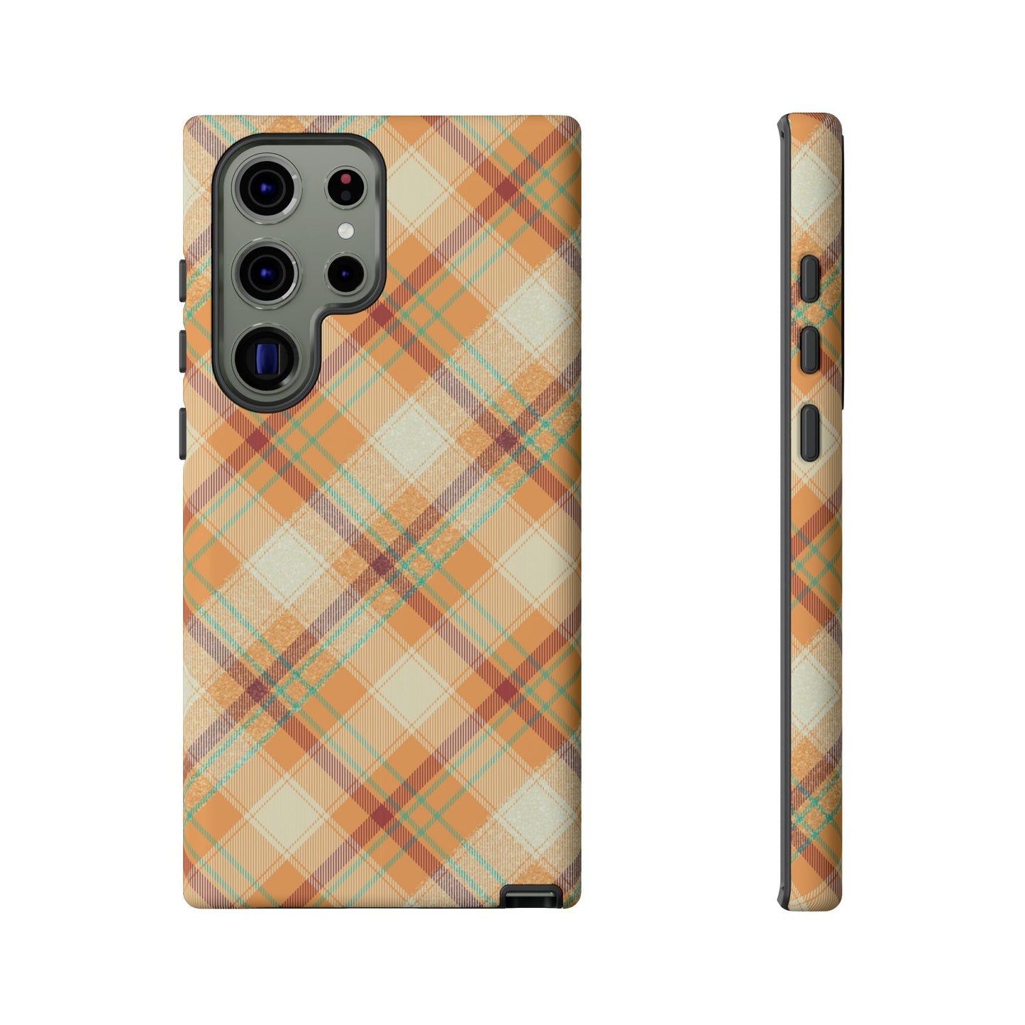 Samsung Galaxy Case - Warm Autumn Plaid Design