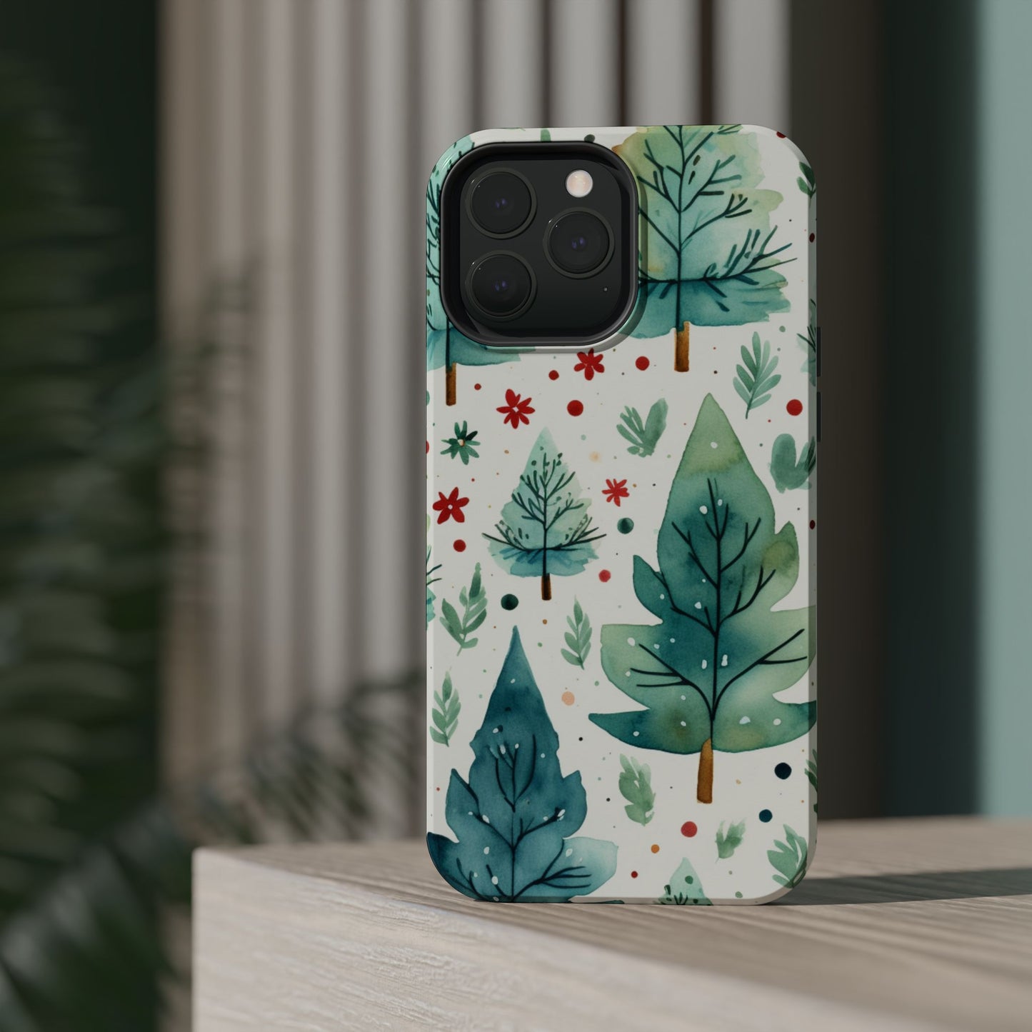 Watercolor Winter Forest - MagSafe iPhone Series Case