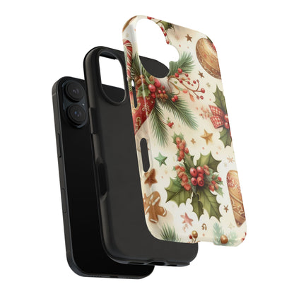 Classic Christmas Stocking & Ornaments Pattern – iPhone Series Case