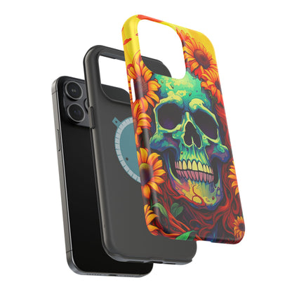 Sun Kissed Skull MagSafe iPhone Case