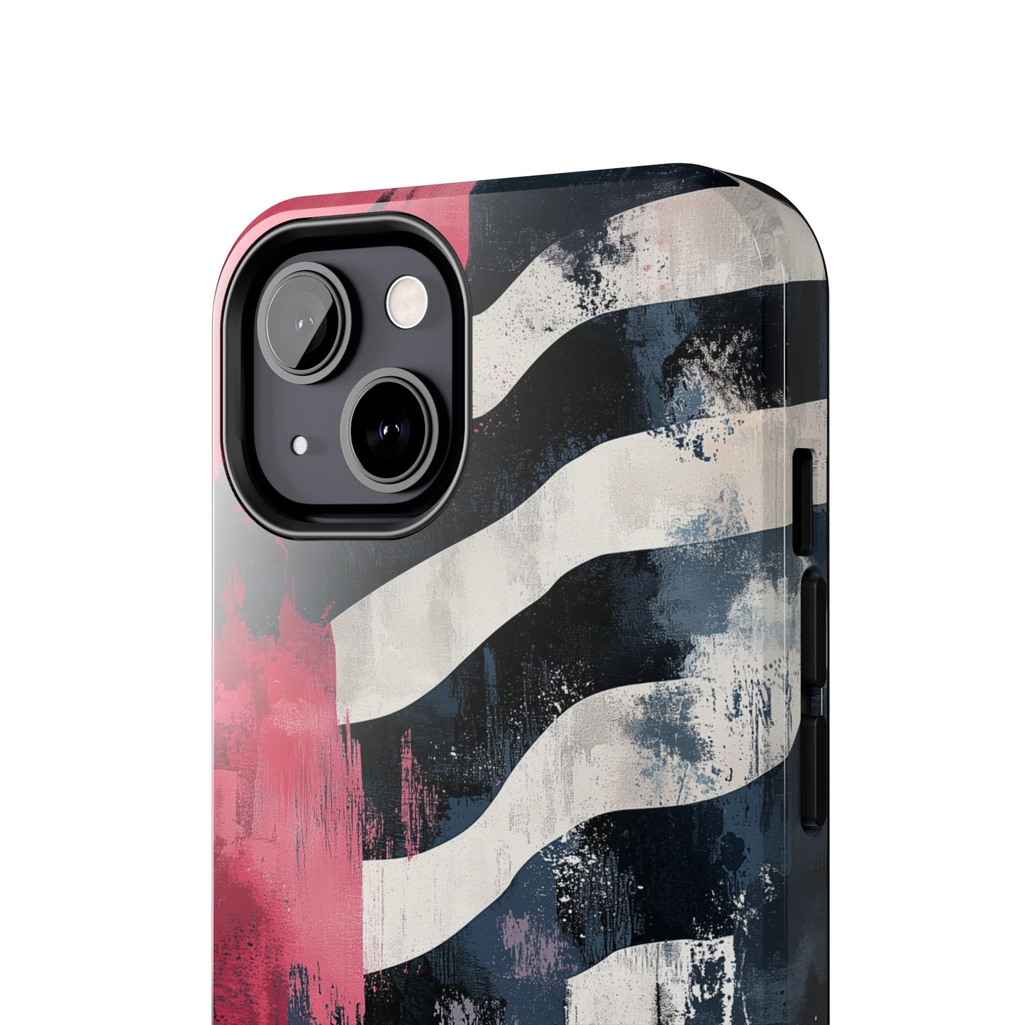 Blood Zebra iPhone Case – Bold Red & Black Pattern