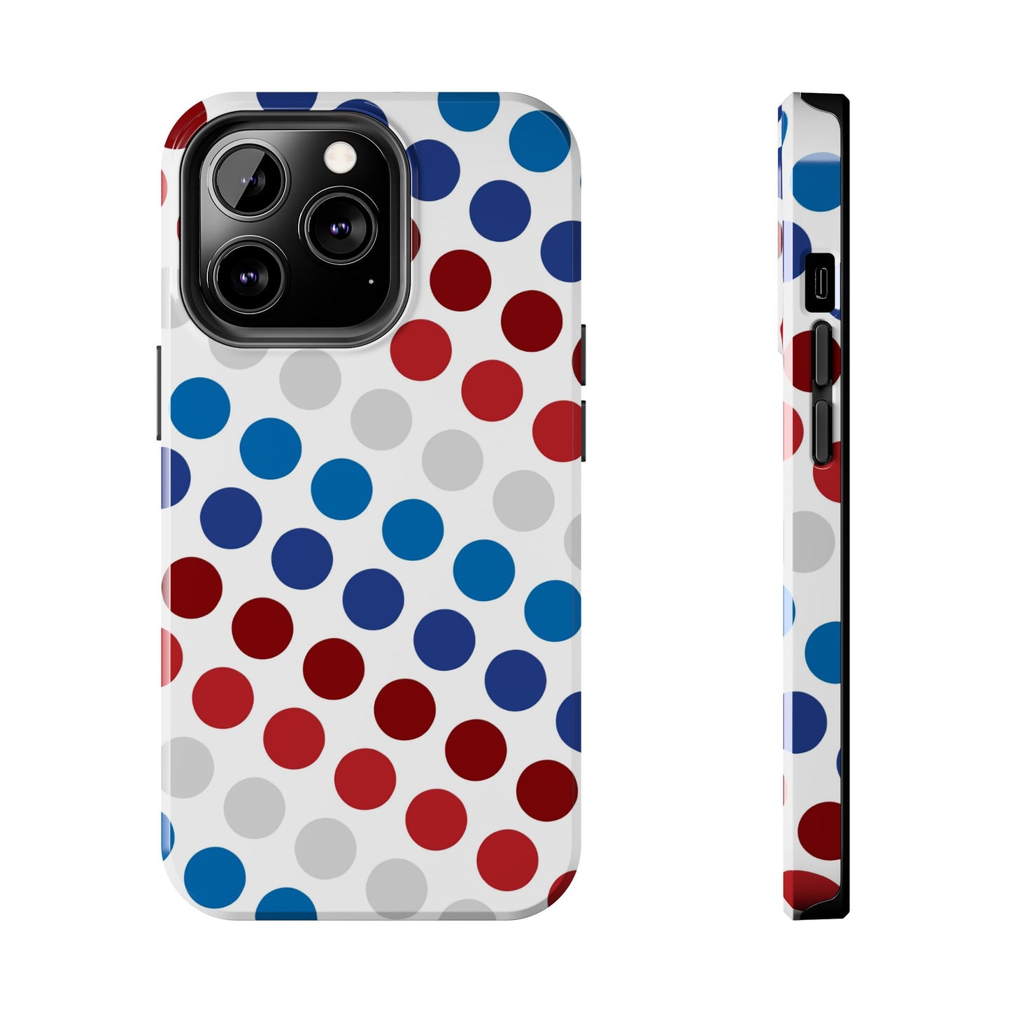 Patriotic Polka Dots - iPhone Case