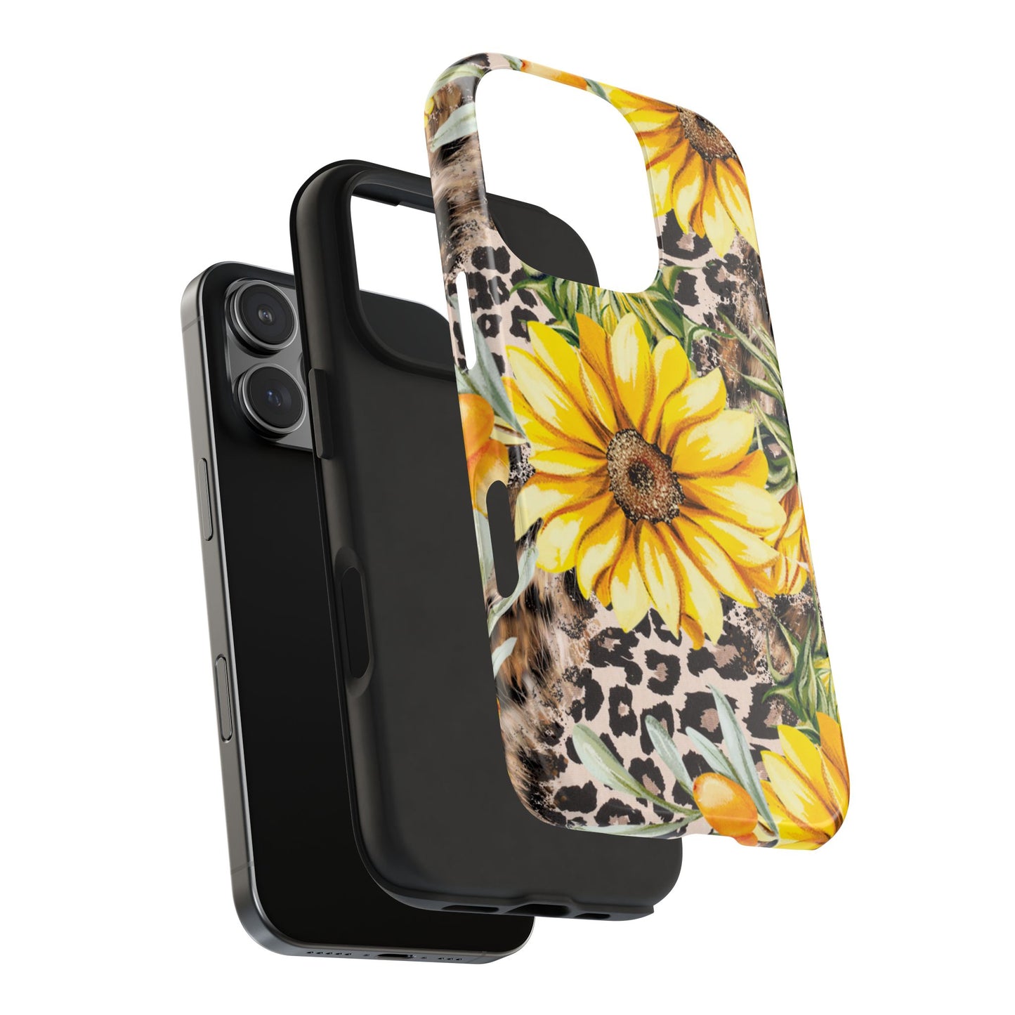 Leopard Sunflower Chic - iPhone Series Case