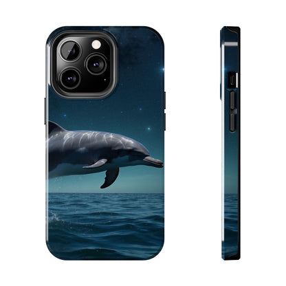 Midnight Ocean Dolphin - iPhone Case