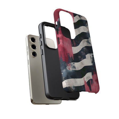 Blood Zebra Samsung Case – Bold Red & Black Pattern