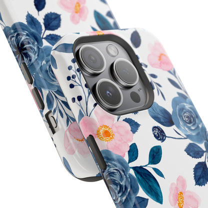 Pastel Garden Charm – MagSafe Case with Soft Watercolor Floral Print