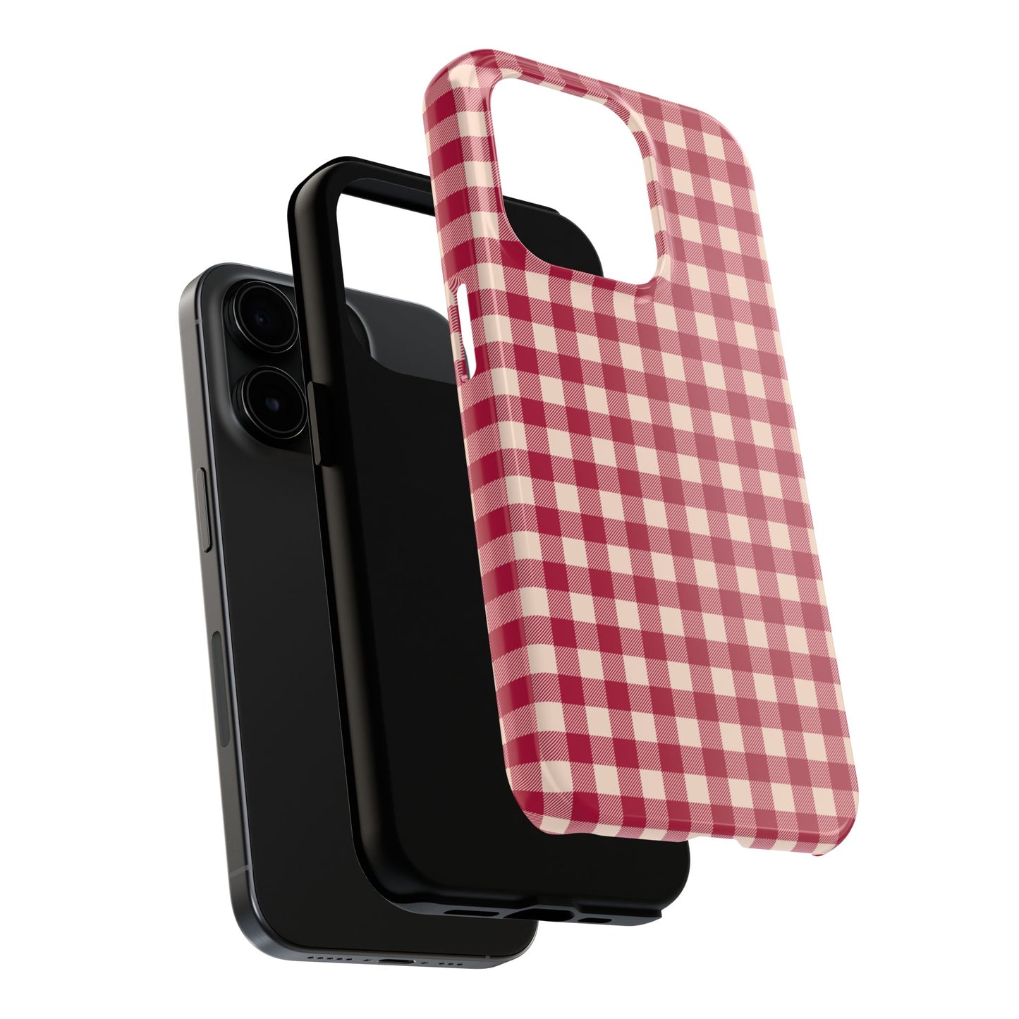 Vintage Red Gingham Check – iPhone Series Case