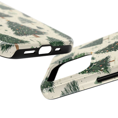 Festive Christmas Tree Forest Pattern – iPhone Series Case