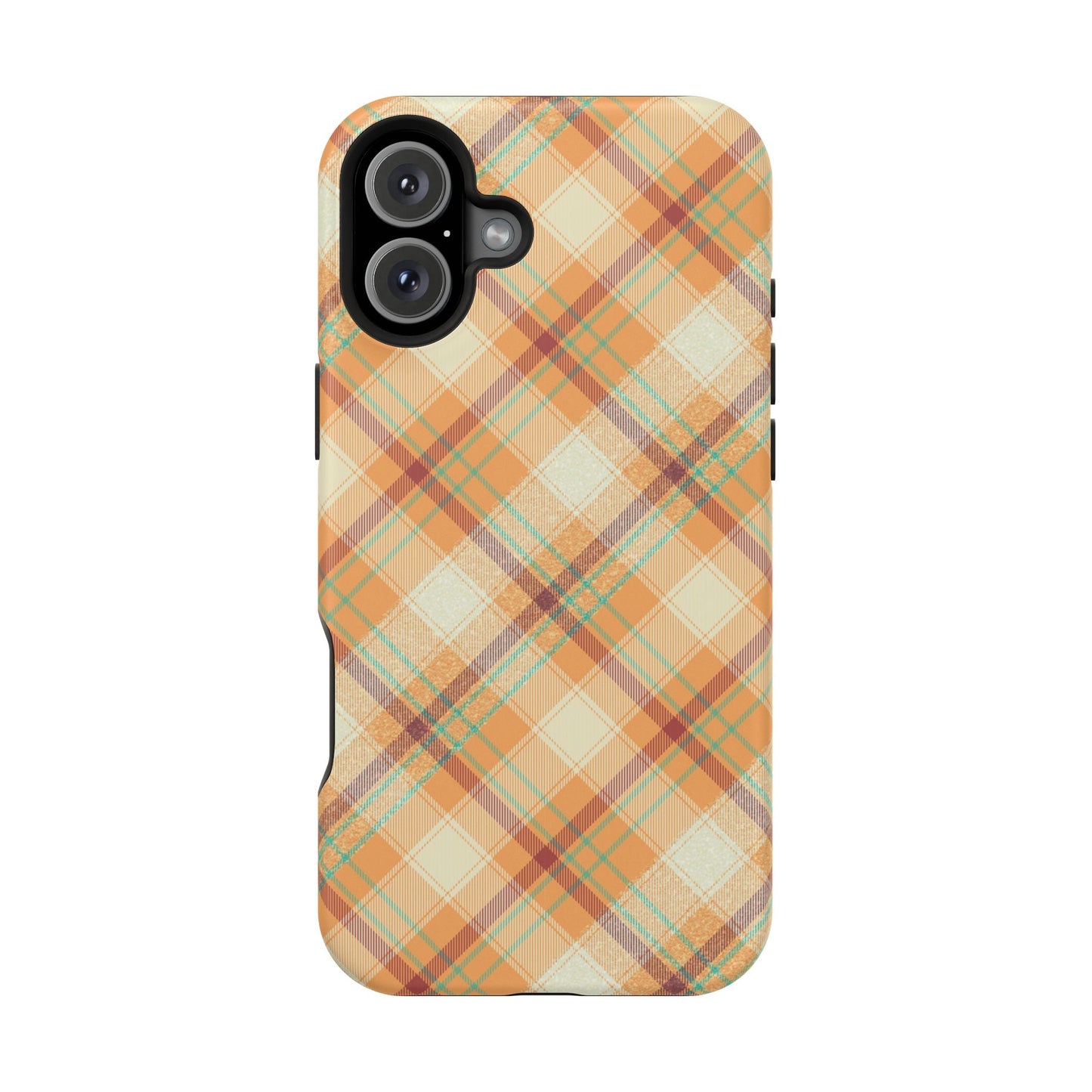 MagSafe Case - Warm Autumn Plaid Design