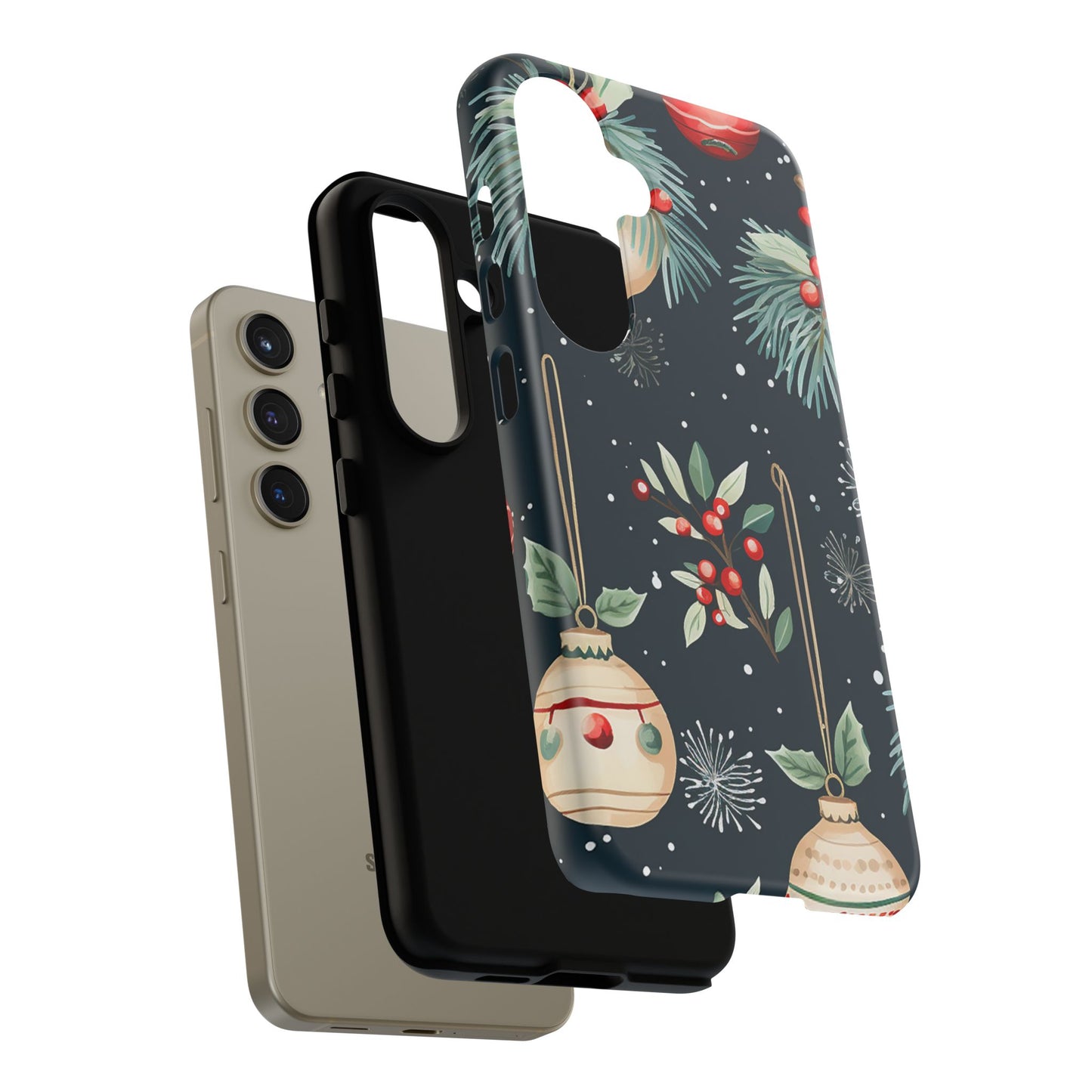 Elegant Christmas Ornaments and Pine - Samsung Galaxy Series Case