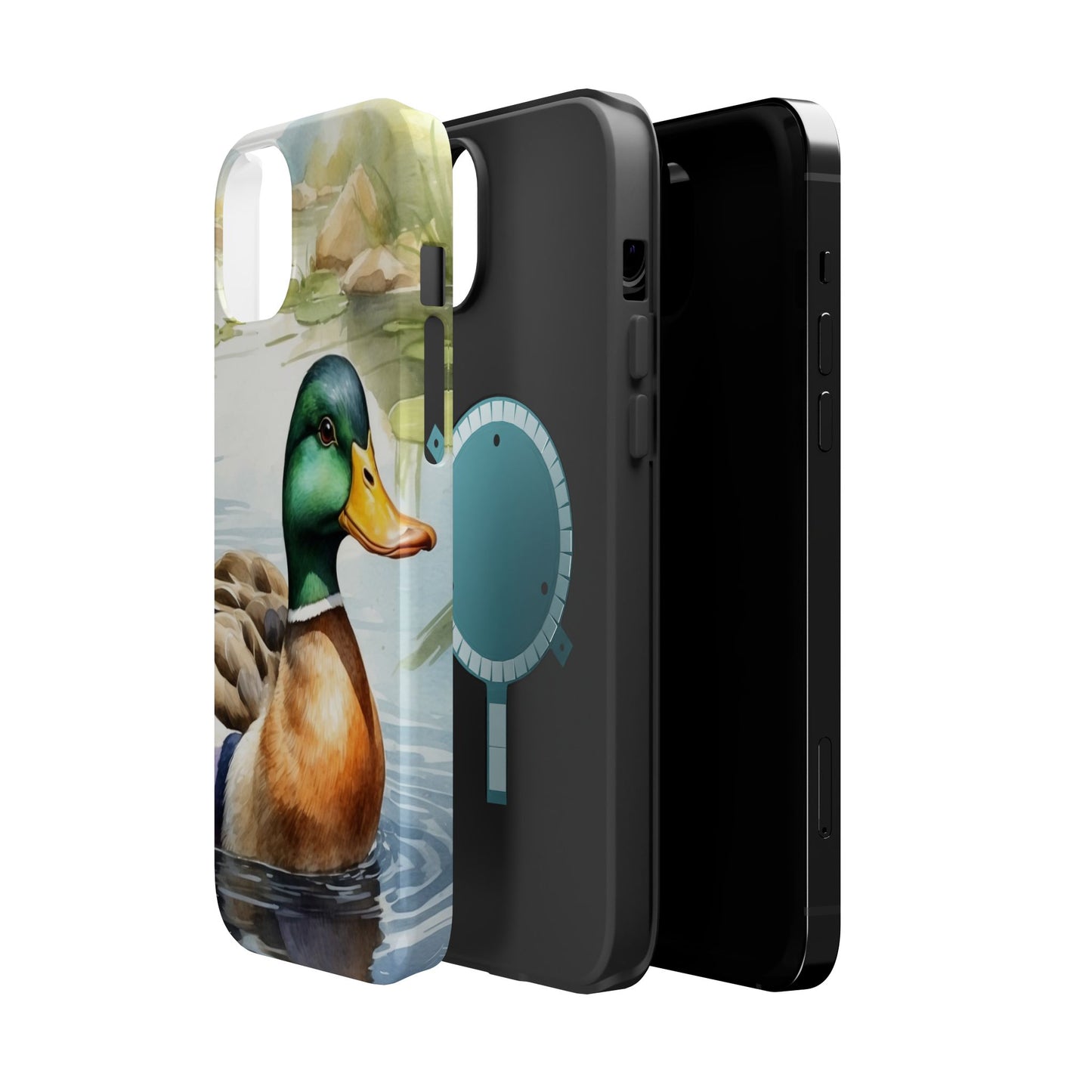 Serene Duck Reflection - MagSafe iPhone Case