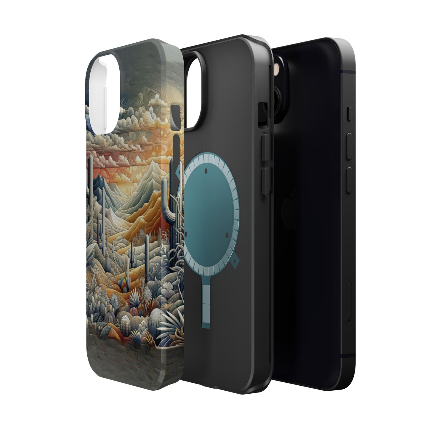 Rugged Elegance Cactus iPhone Case