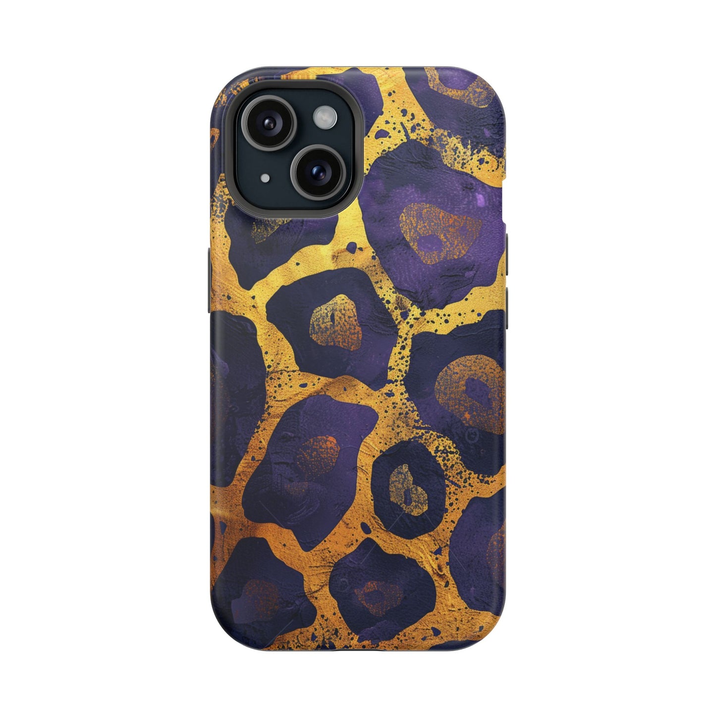 Regal Amethyst Leopard iPhone Case