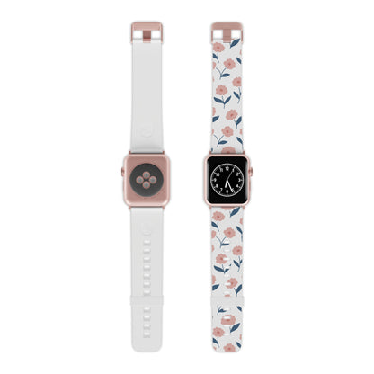 Playful Pink Floral Apple Watch Band