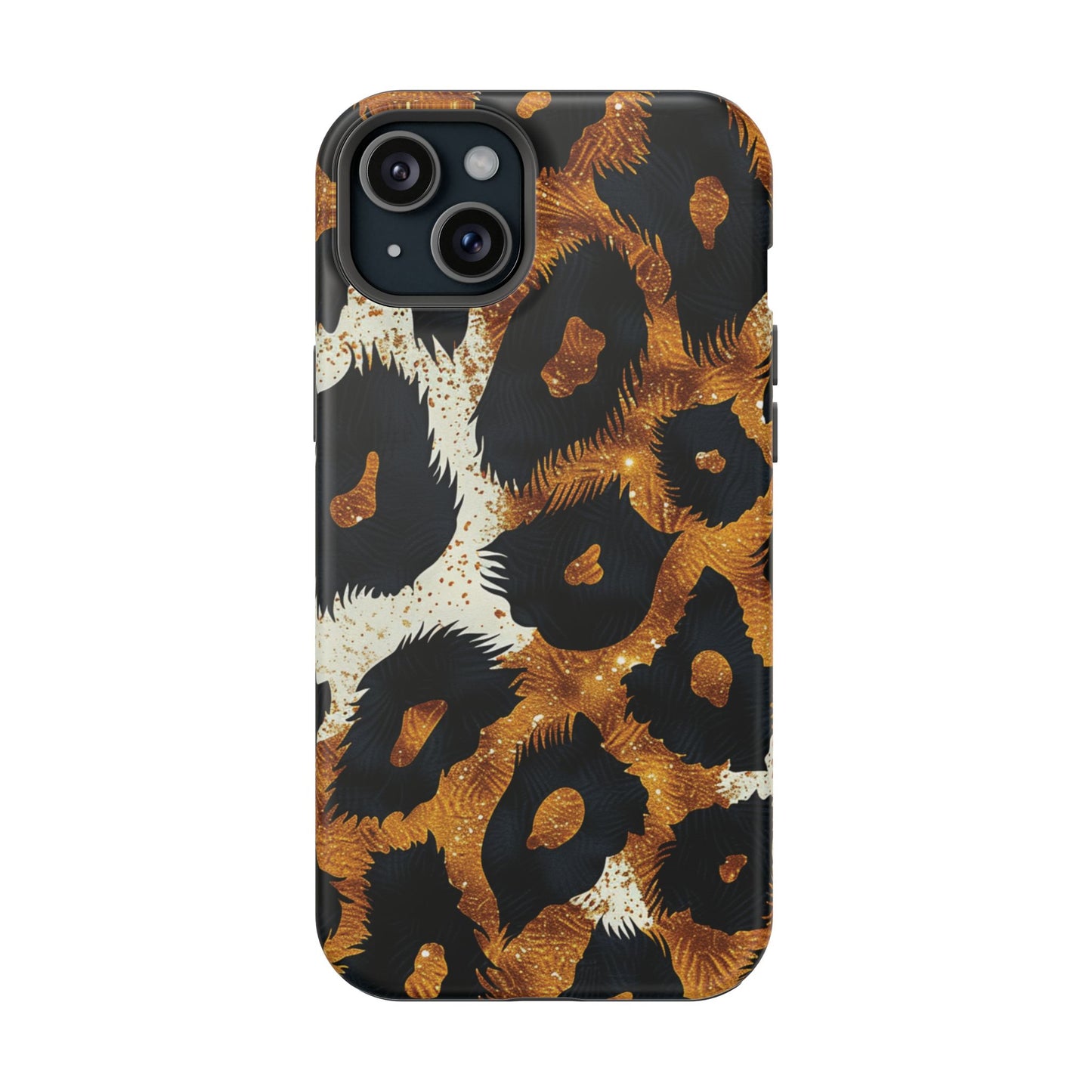 Safari Noir Gold Leopard iPhone Case