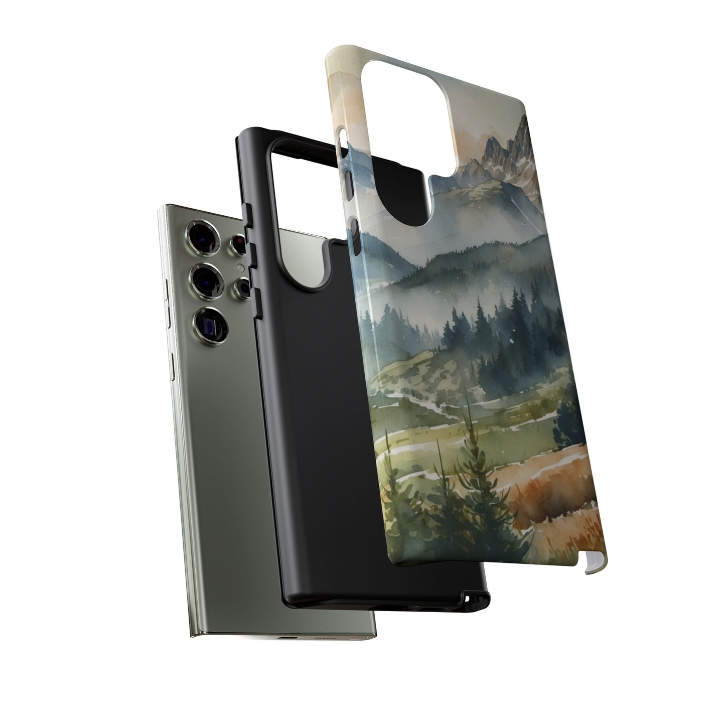 Serene Alpine Forest - Samsung Galaxy Case