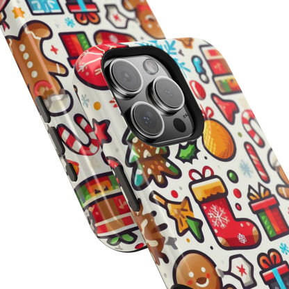 Festive Christmas Icons Pattern – MagSafe iPhone Series Case