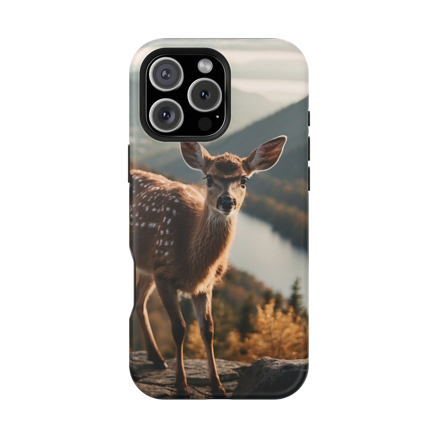 Whimsical Fawn in a Sunlit Forest MagSafe iPhone Case