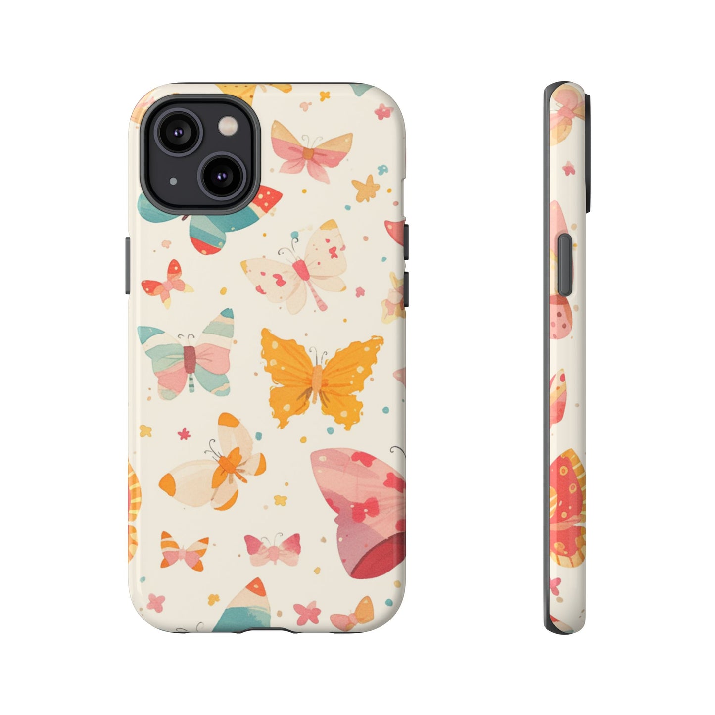 Coquette Watercolor Butterfly iPhone Case