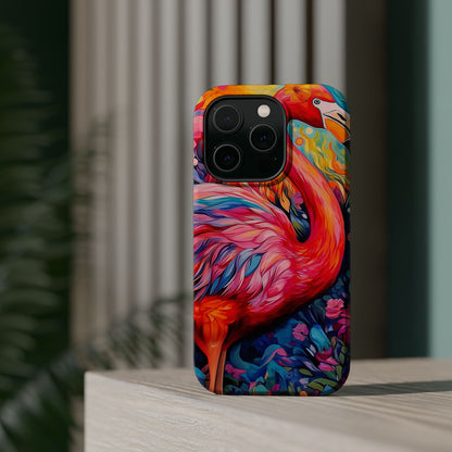 Flamingo Fiesta – Vibrant Flamingo MagSafe iPhone Cases