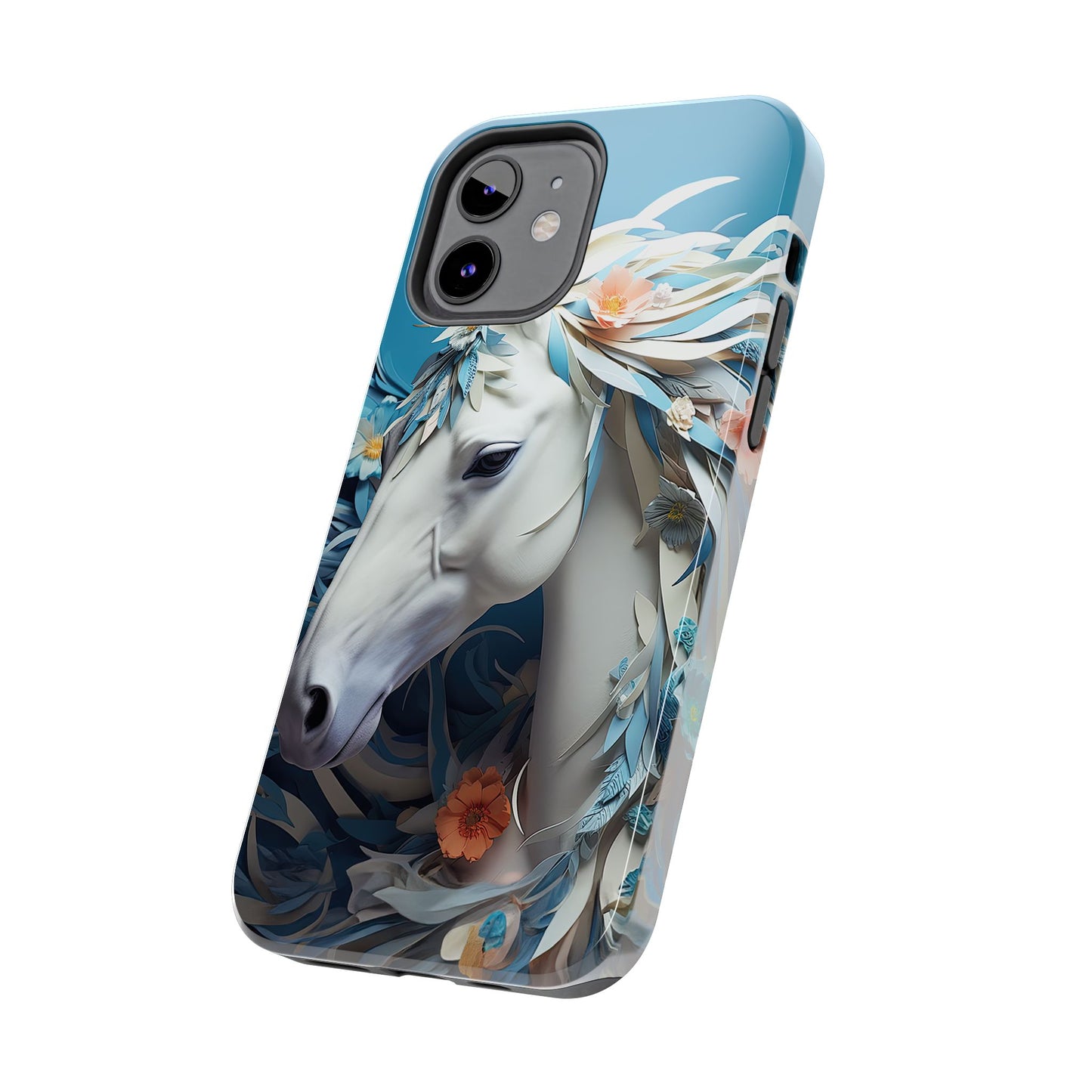 Floral Horse iPhone Case