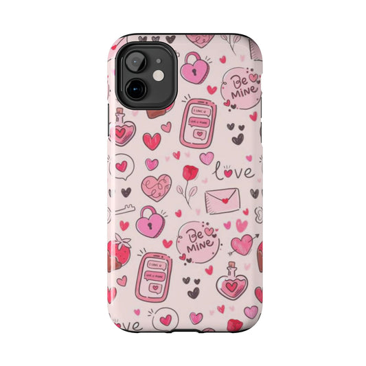 iPhone Case: Playful Valentine's Day Icons Case