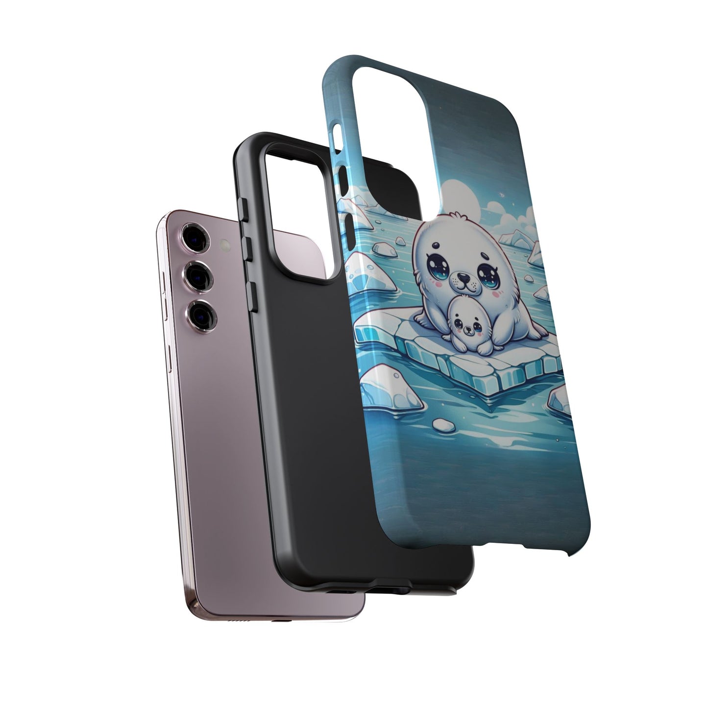 Arctic Embrace Seal iPhone Case