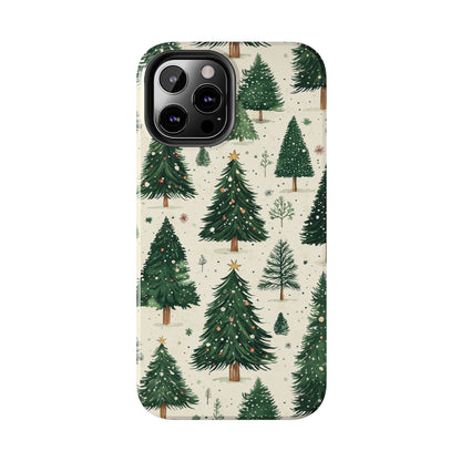 Festive Christmas Tree Forest Pattern – iPhone Series Case